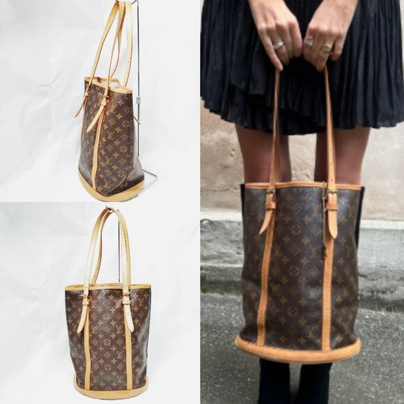 💎✨BEAUTIFUL✨💎Authentic Louis Vuitton Bucket GM Shoulder bag - Picture 1 of 9